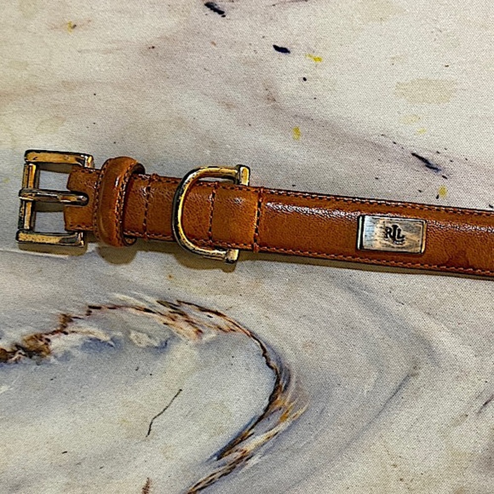 Ralph Lauren genuine leather brown belt Medium